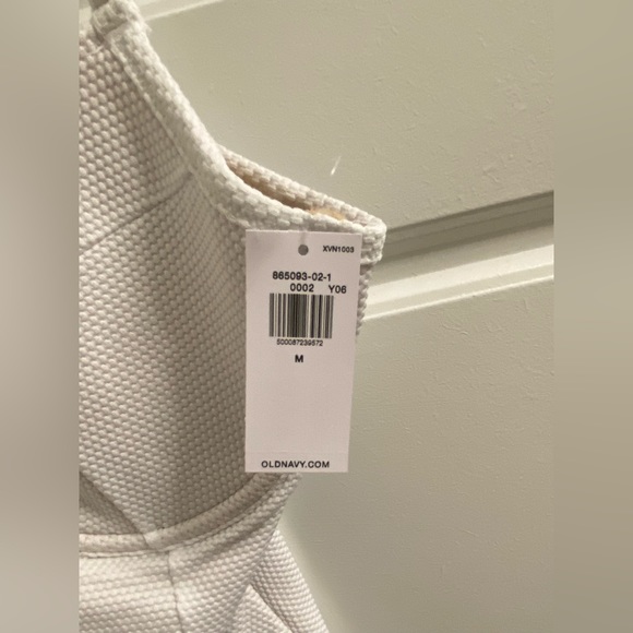 Old Navy Tie Shoulder Pique Underwire One Piece Swimsuit For Women - Picture 4 of 4